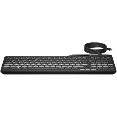 HP 400 Kabelgebundene Tastatur mit Hintergrundbeleuchtung (CH, Kabelgebunden), Tastatur, Schwarz HP 400 Kabelgebundene Tastatur mit Hintergrundbeleuchtung (CH, Kabelgebunden), Tastatur, Schwarz