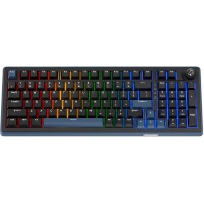 Ducky OK-M 98 Gaming-Tastatur, 98%, Hot-Swap-fähig, RGB, ANSI - KTT Baby Blue Switches (US, Kabelgebunden), Tastatur, Schwarz Ducky OK-M 98 Gaming-Tastatur, 98%, Hot-Swap-fähig, RGB, ANSI - KTT Baby Blue Switches (US, Kabelgebunden), Tastatur, Schwarz