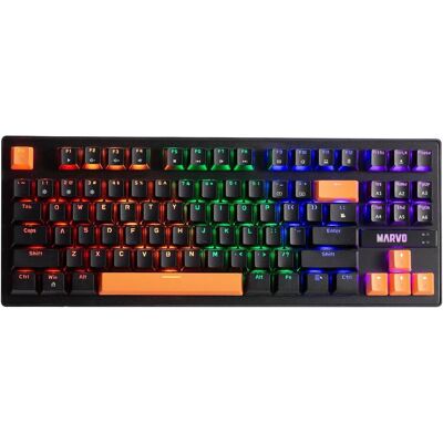 Marvo KG901C Krone (US, Kabelgebunden), Tastatur, Rot, Grün, Schwarz Marvo KG901C Krone (US, Kabelgebunden), Tastatur, Rot, Grün, Schwarz