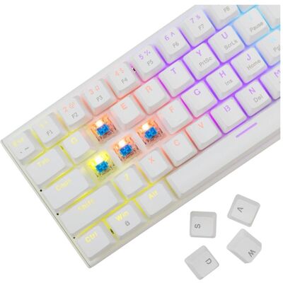 White Shark WAKIZASHI 2 Mechanische Tastatur - Weiß White Shark WAKIZASHI 2 Mechanische Tastatur - Weiß