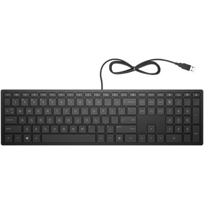 HP Pavilion 300 Wired Keyboard (Eng. Int., Kabelgebunden), Tastatur, Schwarz HP Pavilion 300 Wired Keyboard (Eng. Int., Kabelgebunden), Tastatur, Schwarz