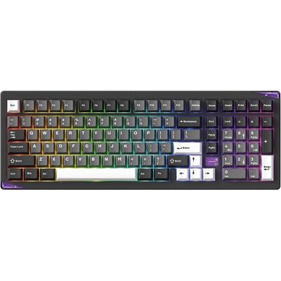 Akko TASTATUR WRL GEM 02 VIA/SCHWARZ/SIL. 6978414650828 (US, Kabelgebunden, Kabellos), Tastatur, Schwarz Akko TASTATUR WRL GEM 02 VIA/SCHWARZ/SIL. 6978414650828 (US, Kabelgebunden, Kabellos), Tastatur, Schwarz