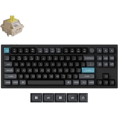 Keychron KEYBOARD WRL Q3 ULTRA/BLACK Q3U-M4 (US, Kabelgebunden, Kabellos), Tastatur, Schwarz Keychron KEYBOARD WRL Q3 ULTRA/BLACK Q3U-M4 (US, Kabelgebunden, Kabellos), Tastatur, Schwarz