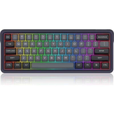 Redragon K730GB-RGB-PRO (US, Kabelgebunden, Kabellos), Tastatur, Grau, Schwarz Redragon K730GB-RGB-PRO (US, Kabelgebunden, Kabellos), Tastatur, Grau, Schwarz