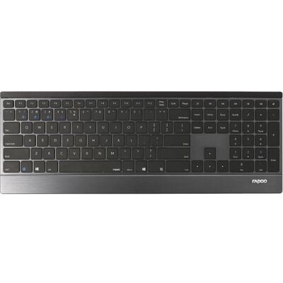 Rapoo E9500M juoda (US, Kabelgebunden), Tastatur, Schwarz Rapoo E9500M juoda (US, Kabelgebunden), Tastatur, Schwarz