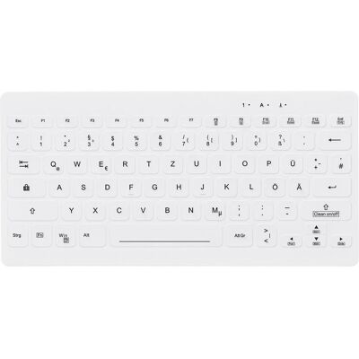 Contour ACTIVE KEY Mini Hygiene Tastatur Ultraflat weiss (DE, Kabellos), Tastatur, Weiss Contour ACTIVE KEY Mini Hygiene Tastatur Ultraflat weiss (DE, Kabellos), Tastatur, Weiss