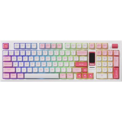 Akko 5098B (US, Kabelgebunden, Kabellos), Tastatur, Weiss Akko 5098B (US, Kabelgebunden, Kabellos), Tastatur, Weiss