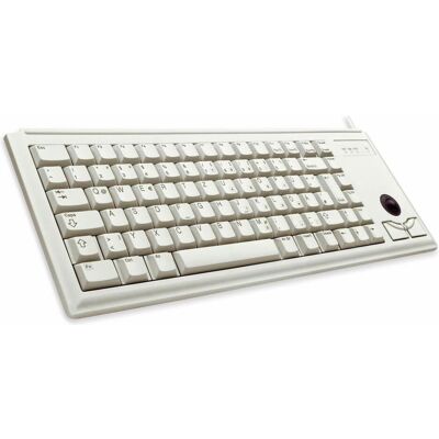 CHERRY Compact-Keyboard mit Trackball (DE, Kabelgebunden), Tastatur, Grau CHERRY Compact-Keyboard mit Trackball (DE, Kabelgebunden), Tastatur, Grau