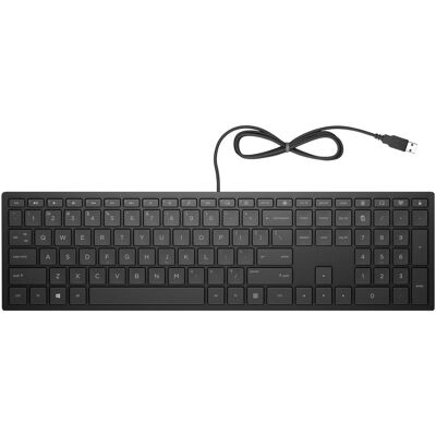HP Pavilion 300 Tastatur (Eng. Int., Kabelgebunden), Tastatur, Schwarz HP Pavilion 300 Tastatur (Eng. Int., Kabelgebunden), Tastatur, Schwarz