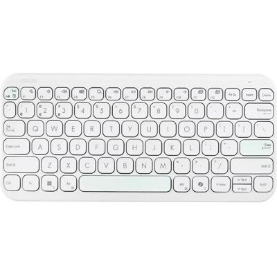 Asus KEYBOARD WRL KW100 WHITE/90XB0880-BKB4F0 (US, Kabellos), Tastatur, Beige Asus KEYBOARD WRL KW100 WHITE/90XB0880-BKB4F0 (US, Kabellos), Tastatur, Beige