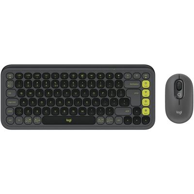 Logitech Pop Icon Combo Mouse And Kb (Eng. Int., Kabellos), Tastatur, Grau Logitech Pop Icon Combo Mouse And Kb (Eng. Int., Kabellos), Tastatur, Grau