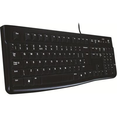 Logitech K120 (US, Kabelgebunden), Tastatur, Schwarz Logitech K120 (US, Kabelgebunden), Tastatur, Schwarz