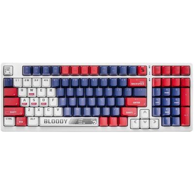A4Tech 47390 Bloody S98 USB Navy (US, Kabelgebunden), Tastatur, Weiss A4Tech 47390 Bloody S98 USB Navy (US, Kabelgebunden), Tastatur, Weiss
