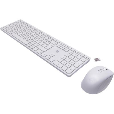 HP 650 (Eng. Int., Kabellos), Tastatur, Weiss HP 650 (Eng. Int., Kabellos), Tastatur, Weiss
