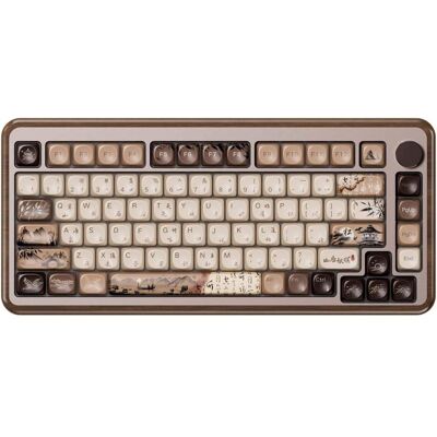 Akko MU02 (US, Kabelgebunden, Kabellos), Tastatur, Braun Akko MU02 (US, Kabelgebunden, Kabellos), Tastatur, Braun