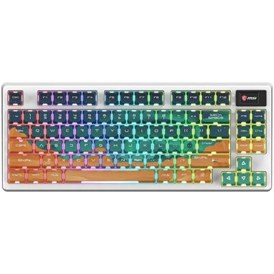 MSI Forge Gk600 Tkl Wireless Mars (Eng. Int., Kabellos), Tastatur, Mehrfarbig MSI Forge Gk600 Tkl Wireless Mars (Eng. Int., Kabellos), Tastatur, Mehrfarbig