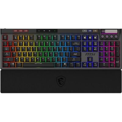 MSI Computer keyboard KEYBOARD GAMING BLACK US/STRIKE PRO W SILENT US (US, Kabelgebunden, Kabellos), Tastatur, Schwarz MSI Computer keyboard KEYBOARD GAMING BLACK US/STRIKE PRO W SILENT US (US, Kabelgebunden, Kabellos), Tastatur, Schwarz