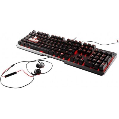 MSI Vigor GK60 (DE, Kabelgebunden), Tastatur, Schwarz MSI Vigor GK60 (DE, Kabelgebunden), Tastatur, Schwarz