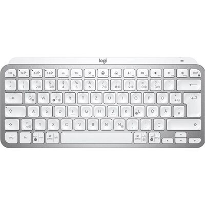 Logitech MX Keys Mini (DE, Kabellos), Tastatur, Grau Logitech MX Keys Mini (DE, Kabellos), Tastatur, Grau