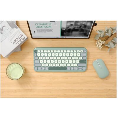 Asus KW100 KEYBOARD/GN/GE/81 (DE, Kabellos), Tastatur, Grün Asus KW100 KEYBOARD/GN/GE/81 (DE, Kabellos), Tastatur, Grün