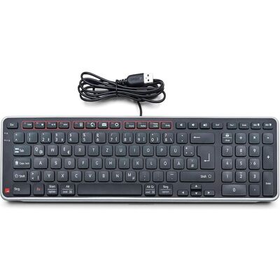 Contour Balance Tastatur - DE-Layout Kabelgebunden Schwarz Contour Balance Tastatur - DE-Layout Kabelgebunden Schwarz