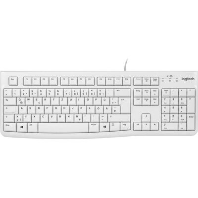 Logitech TAS Logi K120 Business USB,weiss, deutsch (DE), Tastatur, Weiss Logitech TAS Logi K120 Business USB,weiss, deutsch (DE), Tastatur, Weiss