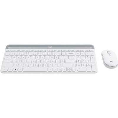 Logitech Slim MK470 Combo (Eng. Int., Kabellos), Tastatur, Weiss Logitech Slim MK470 Combo (Eng. Int., Kabellos), Tastatur, Weiss