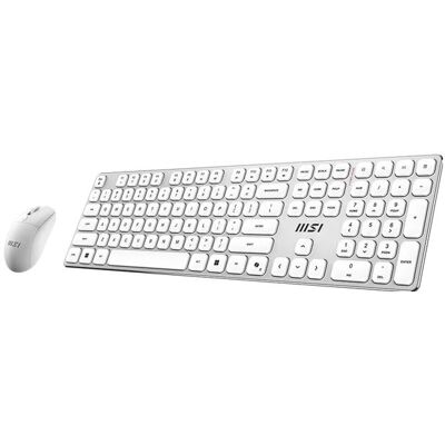 MSI Forge K210 W Combo White Fr (DE, Kabelgebunden), Tastatur, Weiss MSI Forge K210 W Combo White Fr (DE, Kabelgebunden), Tastatur, Weiss
