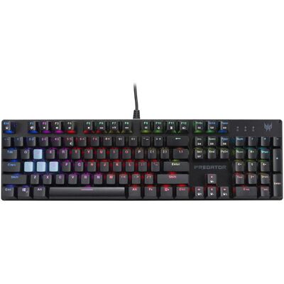 Acer KEYBOARD PREDATOR AETHON 303/BLACK GP.KBD11.048 (US, Kabelgebunden), Tastatur, Schwarz Acer KEYBOARD PREDATOR AETHON 303/BLACK GP.KBD11.048 (US, Kabelgebunden), Tastatur, Schwarz