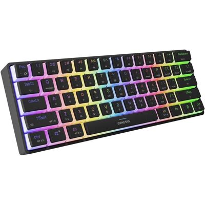 Genesis Thor 660 G2 US Drahtlose Gaming-Tastatur - Mechanisch, RGB, Braun-Schalter Genesis Thor 660 G2 US Drahtlose Gaming-Tastatur - Mechanisch, RGB, Braun-Schalter