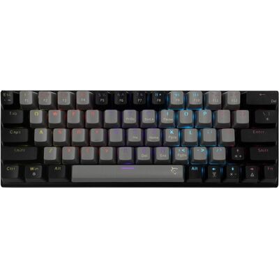 White Shark WAKIZASHI-2 mechanische Gaming-Tastatur - US, grau/schwarz White Shark WAKIZASHI-2 mechanische Gaming-Tastatur - US, grau/schwarz