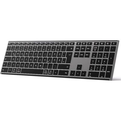 Inateck KB06007 (DE, Kabellos), Tastatur, Grau Inateck KB06007 (DE, Kabellos), Tastatur, Grau