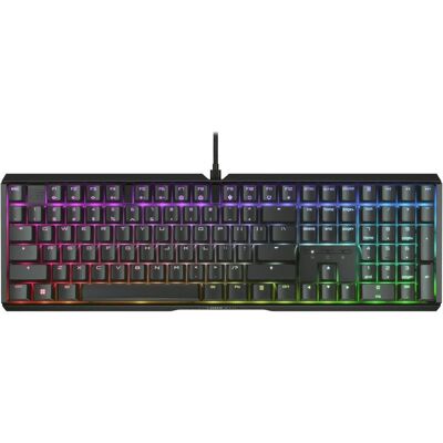 CHERRY XTRFY TAS MX 3.1 RGB Corded (US) MX2A Brown sw (US, Kabelgebunden), Tastatur, Mehrfarbig, Schwarz CHERRY XTRFY TAS MX 3.1 RGB Corded (US) MX2A Brown sw (US, Kabelgebunden), Tastatur, Mehrfarbig, Schwarz