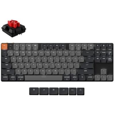 Keychron K1 V6 - Aluminium Drahtloses mechanisches Tastatur - TKL Keychron K1 V6 - Aluminium Drahtloses mechanisches Tastatur - TKL