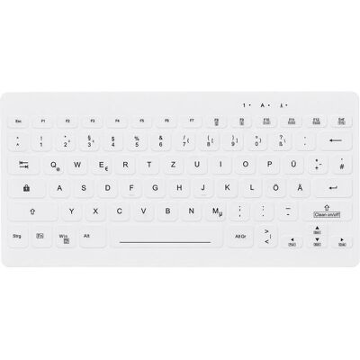 Contour ACTIVE KEY Mini Hygiene Tastatur Ultraflat weiss (DE, Kabellos), Tastatur, Weiss Contour ACTIVE KEY Mini Hygiene Tastatur Ultraflat weiss (DE, Kabellos), Tastatur, Weiss