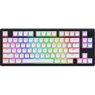 Hator Skyfall 80 (US, Kabelgebunden, Kabellos), Tastatur, Weiss, Schwarz Hator Skyfall 80 (US, Kabelgebunden, Kabellos), Tastatur, Weiss, Schwarz