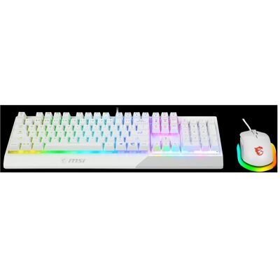 MSI Vigor GK30 combo (DE, Kabelgebunden), Tastatur, Weiss MSI Vigor GK30 combo (DE, Kabelgebunden), Tastatur, Weiss