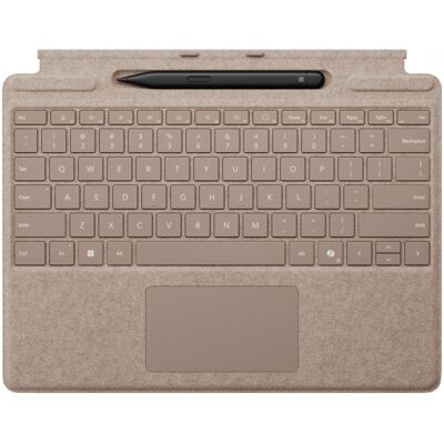 Microsoft Surface Pro-Typ Abdeckung MET SLIM PEN ZUINZAND QWERTY (8x6-00151) (DE, Kabellos), Tastatur, Beige Microsoft Surface Pro-Typ Abdeckung MET SLIM PEN ZUINZAND QWERTY (8x6-00151) (DE, Kabellos), Tastatur, Beige