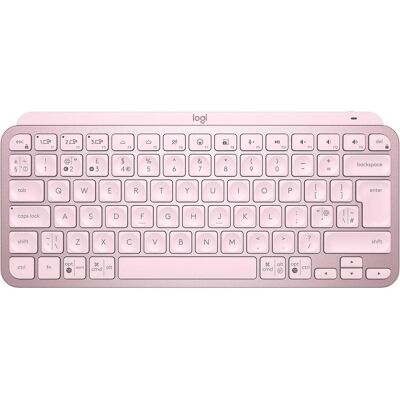 Logitech MX Keys Mini (Eng. Int., Kabellos), Tastatur, Rosa, Pink Logitech MX Keys Mini (Eng. Int., Kabellos), Tastatur, Rosa, Pink