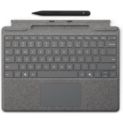 Microsoft Surface Pro Keyboard With (DE), Tastatur, Silber Microsoft Surface Pro Keyboard With (DE), Tastatur, Silber