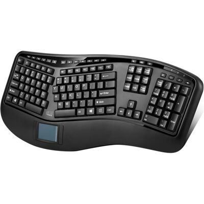 Adesso Tru-Form 4500 (US, Kabelgebunden), Tastatur, Schwarz Adesso Tru-Form 4500 (US, Kabelgebunden), Tastatur, Schwarz