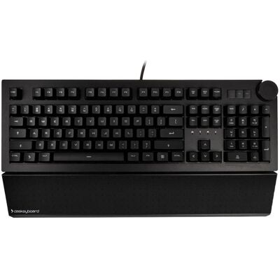 Das Keyboard 5QS Gaming Tastatur - Omron Gamma-Zulu, US-Layout (US, Kabelgebunden), Tastatur, Schwarz Das Keyboard 5QS Gaming Tastatur - Omron Gamma-Zulu, US-Layout (US, Kabelgebunden), Tastatur, Schwarz