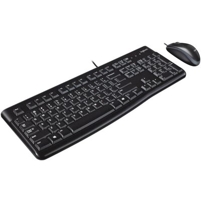 Logitech MK120 (Eng. Int., Kabelgebunden), Tastatur, Schwarz Logitech MK120 (Eng. Int., Kabelgebunden), Tastatur, Schwarz