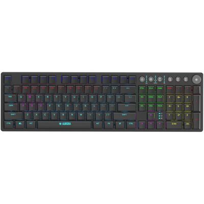 iBox Aurora K-6 (Eng. Int., Kabelgebunden, Kabellos), Tastatur, Schwarz iBox Aurora K-6 (Eng. Int., Kabelgebunden, Kabellos), Tastatur, Schwarz