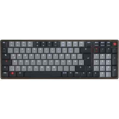 CHERRY KW 550 MX LP (DE, Kabelgebunden, Kabellos), Tastatur, Schwarz CHERRY KW 550 MX LP (DE, Kabelgebunden, Kabellos), Tastatur, Schwarz