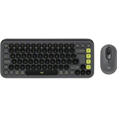 Logitech Pop Icon Combo Mouse And Kb (DE, Kabellos), Tastatur, Grau Logitech Pop Icon Combo Mouse And Kb (DE, Kabellos), Tastatur, Grau