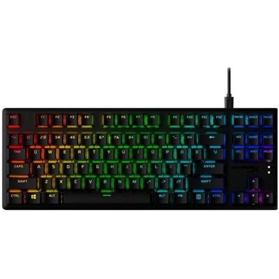 HyperX Alloy Origins PBT HX Blue - mechanin????aidim?? klaviat??ra (US, Kabelgebunden), Tastatur, Schwarz HyperX Alloy Origins PBT HX Blue - mechanin????aidim?? klaviat??ra (US, Kabelgebunden), Tastatur, Schwarz