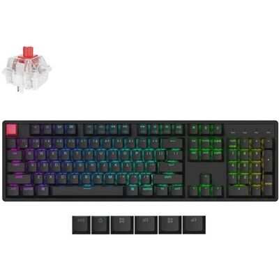 Keychron K10X-J1 toetsenbord (US, Kabelgebunden, Kabellos), Tastatur, Schwarz Keychron K10X-J1 toetsenbord (US, Kabelgebunden, Kabellos), Tastatur, Schwarz