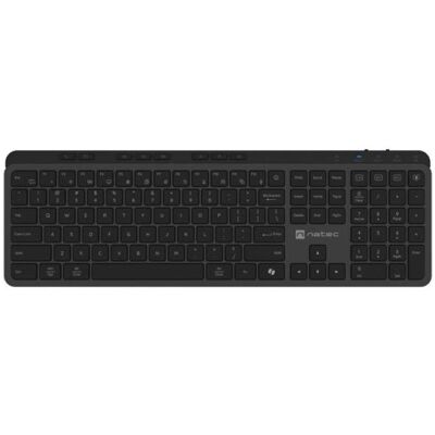 Genesis Natec Medusa Us Wireless Bt+ 2 4 Ghz X-Scissors Slim Tastatur (US, Kabellos), Tastatur, Schwarz Genesis Natec Medusa Us Wireless Bt+ 2 4 Ghz X-Scissors Slim Tastatur (US, Kabellos), Tastatur, Schwarz