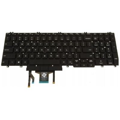 Dell 102-Tasten beleuchtete Notebook-Tastatur - US-Englisch - Blau Dell 102-Tasten beleuchtete Notebook-Tastatur - US-Englisch - Blau